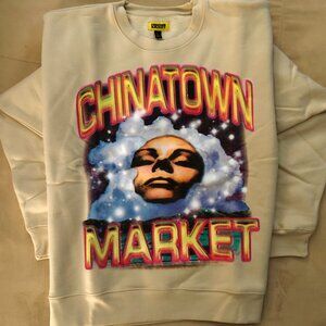 Chinatown Market [Market] Through the Foam Crew Neck Sweatshirt Size Large NEW